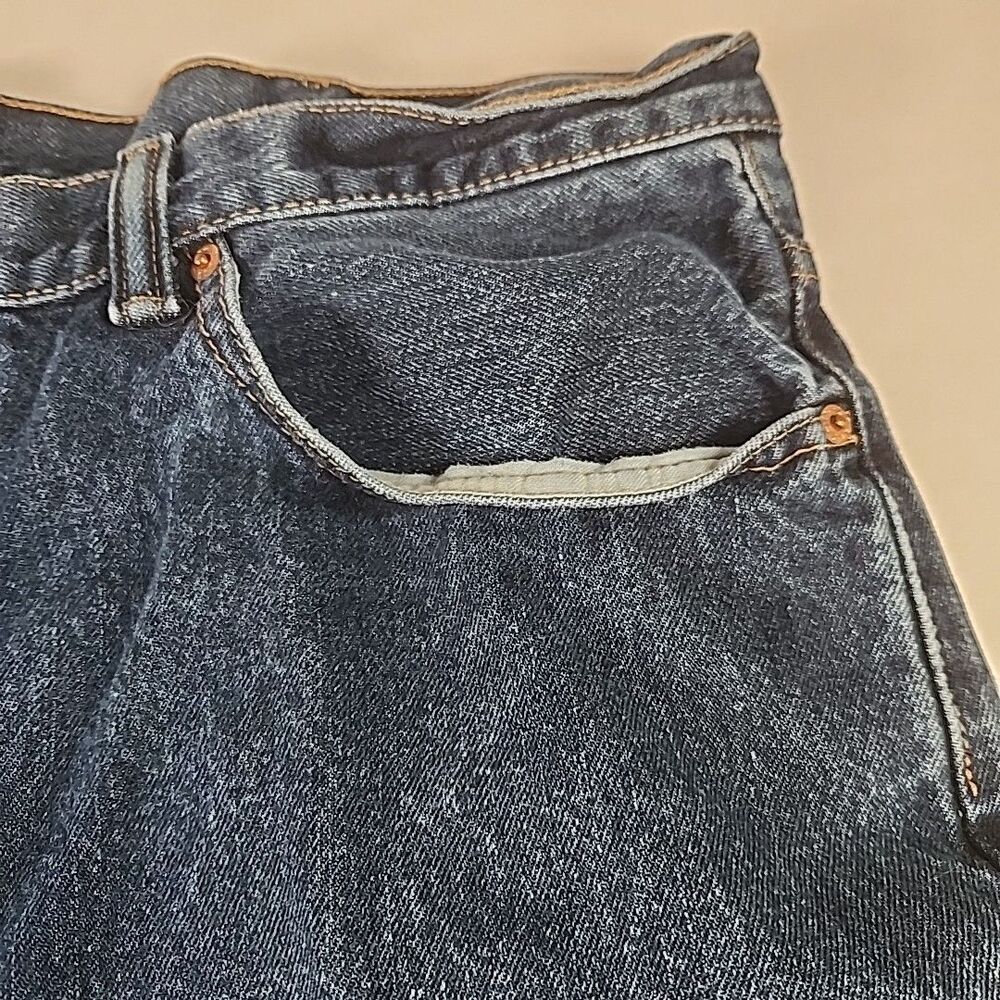 Levis 550 Jeans Mens Size 38 x 36 Straight Relaxed Fit Blue Denim - Picture 4 of 13